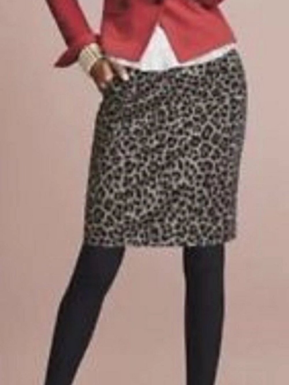 Cabi #3402 Jungle Animal Print Skirt Size 6